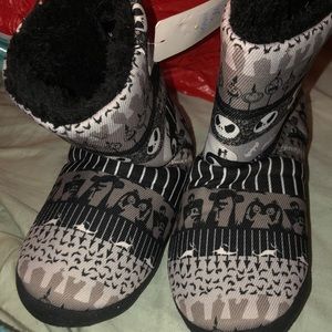 NightMare Before Christmas Boot Slippers